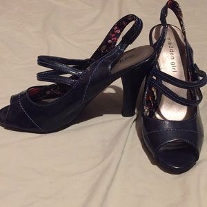 🚨LAST CHANCE🚨Blue Flower Heels